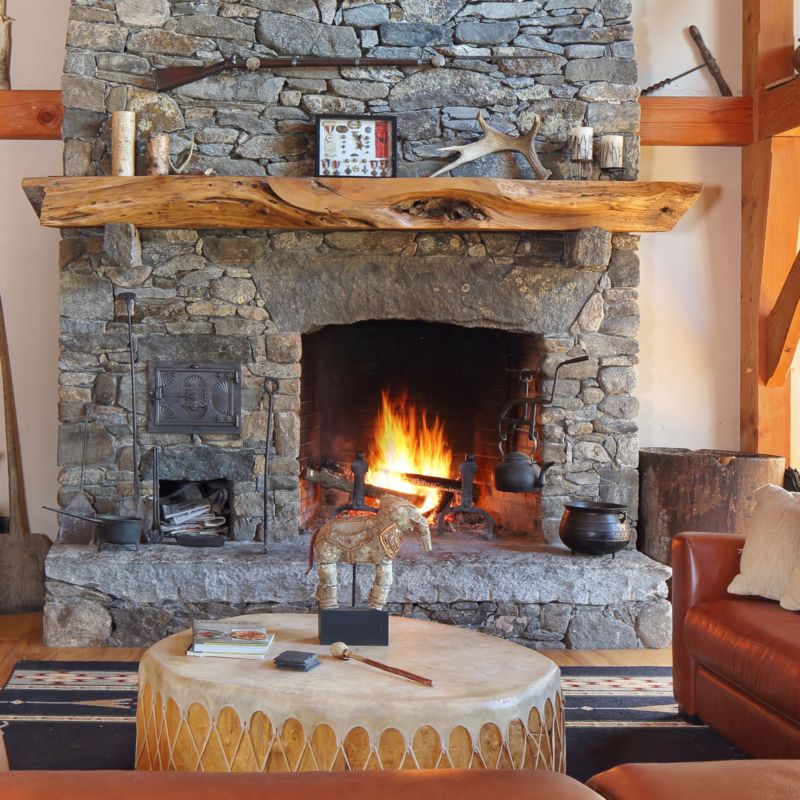 Timber Frame fireplace