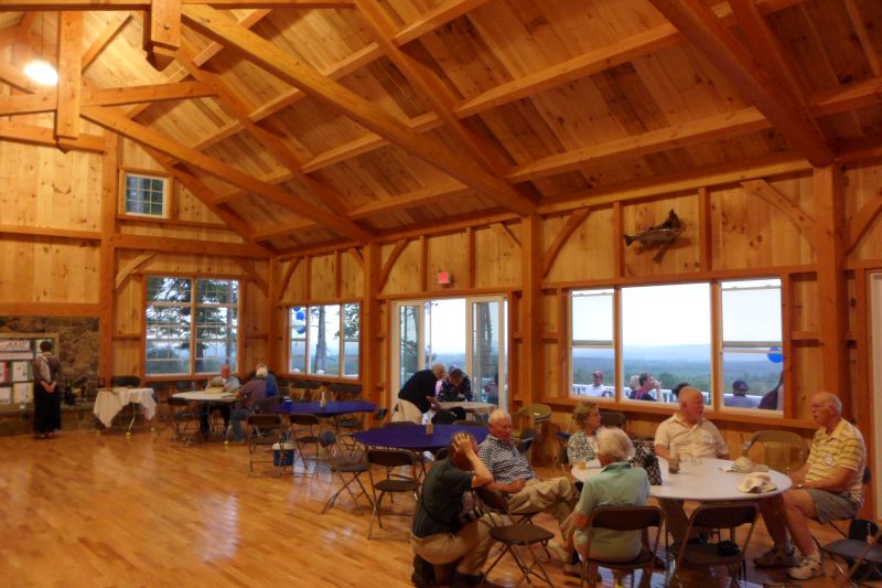 Rainy days just got better at William Lawrence camp in New Hampshire. We built them an enclosed pavillion.