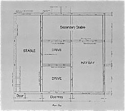 Custom english 18th century barn floor plan