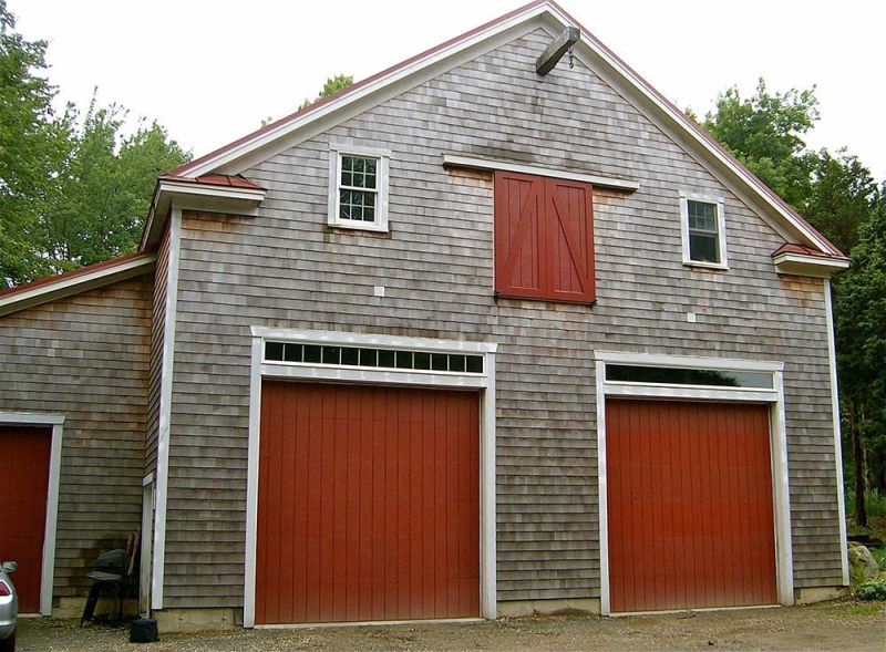 Barn with double doors