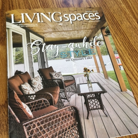Hardwick Post and Beam Living Spaces Magazine Cover