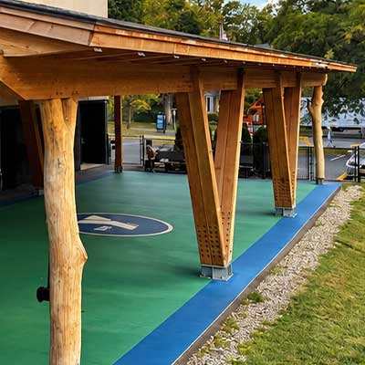pavilion for Hampshire Regional YMCA in Northampton Massachusetts
